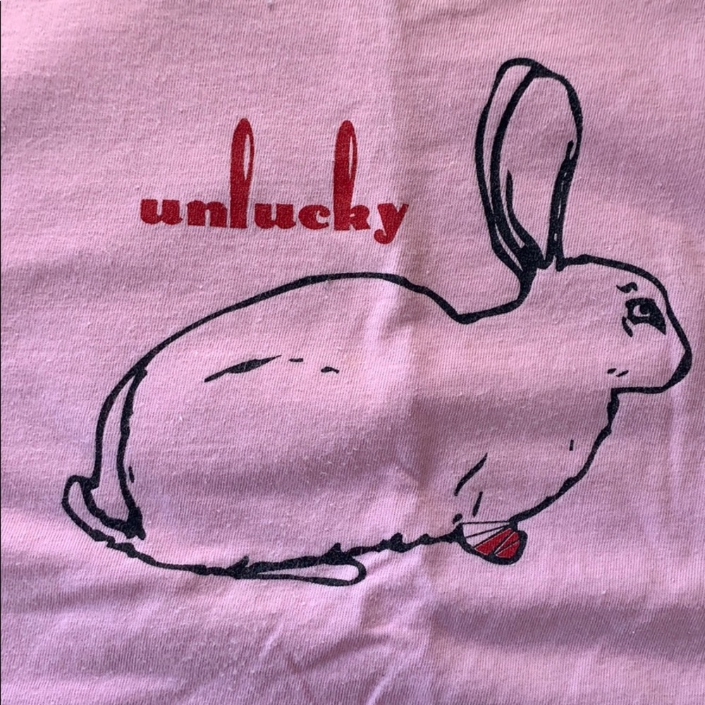 Pink Unlucky tee